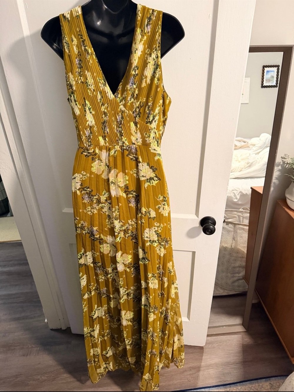 NWT ASOS Floral Wrap Maxi Dress - Picture 3 of 10